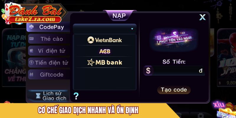 Cơ chế giao dịch nhanh và ổn định