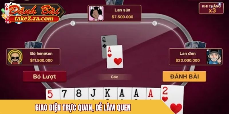 Giao diện trực quan, dễ làm quen