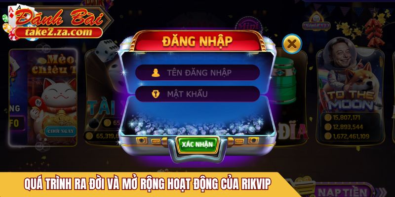 Quá trình ra đời và mở rộng hoạt động của Rikvip